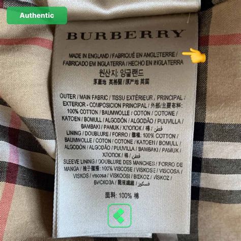 is burberry made in london or italy|how to authenticate burberry.